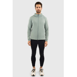 Felpa con zip Harcour Bryss Colibrì Verde