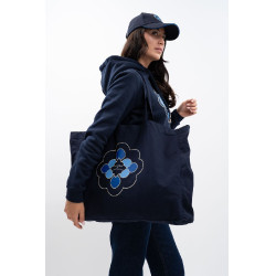 Borsa tote Harcour x Versailles Leonor Marina Blu marino