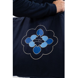 Borsa tote Harcour x Versailles Leonor Marina Blu marino