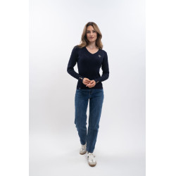Maglione Harcour x Versailles Antoinette Marina Blu marino