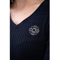 Maglione Harcour x Versailles Antoinette Marina Blu marino