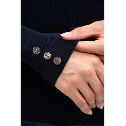 Maglione Harcour x Versailles Antoinette Marina Blu marino
