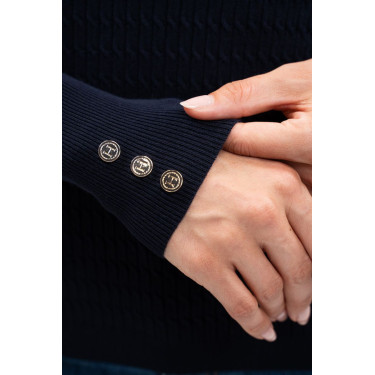 Maglione Harcour x Versailles Antoinette Marina Blu marino