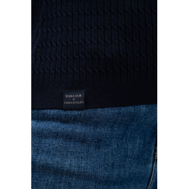 Maglione Harcour x Versailles Antoinette Marina Blu marino