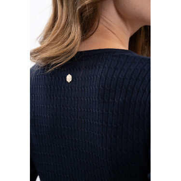 Maglione Harcour x Versailles Antoinette Marina Blu marino