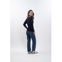 Maglione Harcour x Versailles Antoinette Marina Blu marino