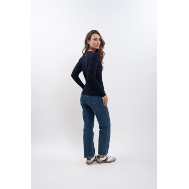 Maglione Harcour x Versailles Antoinette Marina Blu marino