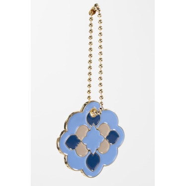 Portachiavi Harcour x Versailles Diane Versailles chiaro / blu navy / lino Oro