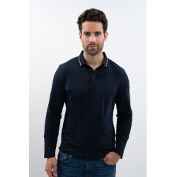 Polo equitazione uomo maniche lunghe Harcour Malik