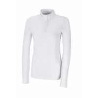 Maglia da competizione a maniche lunghe in mesh Pikeur donna Bianco