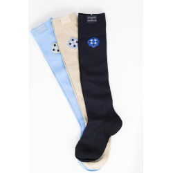 Calze Harcour x Versailles Alienor Blu navy / blu Versailles