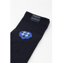 Calze Harcour x Versailles Alienor Blu navy / blu Versailles
