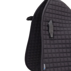 Sottosella da dressage in cotone Deluxe Shires Arma Nero