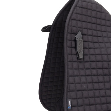Sottosella da dressage in cotone Deluxe Shires Arma Nero