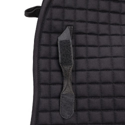 Sottosella da dressage in cotone Deluxe Shires Arma Nero