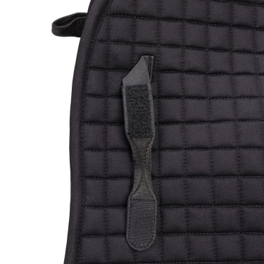 Sottosella da dressage in cotone Deluxe Shires Arma Nero