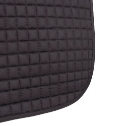 Sottosella da salto in cotone Deluxe Shires Arma Nero