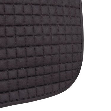 Sottosella da salto in cotone Deluxe Shires Arma Nero