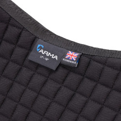 Sottosella in cotone Deluxe Shires Arma Nero Sottosella in cotone Deluxe Shires Arma Nero
