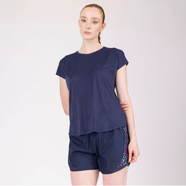 Maglietta tecnica React Shires Aubrion Mezzanotte Blu
