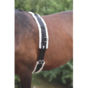 Surfaix in nylon con imbottitura in pile Shires Nero