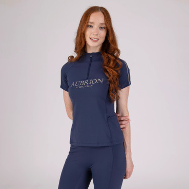 Maglia tecnica equitazione Shires Aubrion maniche corte Maglia tecnica equitazione Shires Aubrion maniche corte