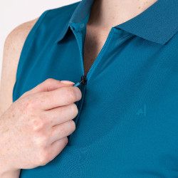 Polo tecnica senza maniche equitazione Aubrion React