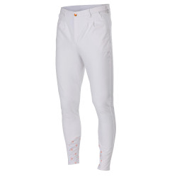 Pantaloni da equitazione da uomo Walton Shires Aubrion Bianco