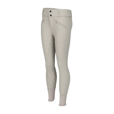 Pantaloni da equitazione Optima Gx giovane cavaliere Shires Aubrion Beige