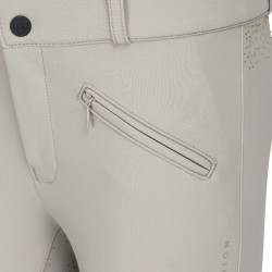Pantaloni da equitazione Optima Gx giovane cavaliere Shires Aubrion Beige