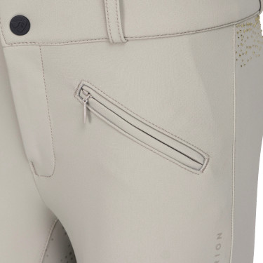 Pantaloni da equitazione Optima Gx giovane cavaliere Shires Aubrion Beige
