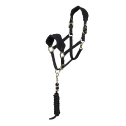 Capestro e lunghina in pile per cavallo Shires Arma