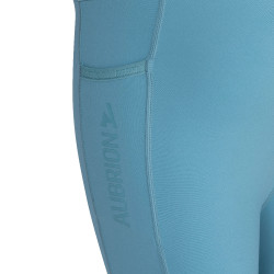 Leggings da equitazione React Non-Stop giovane cavaliere Shires Aubrion Nocciola Marrone