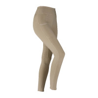Leggings da equitazione Hudson ragazza Shires Aubrion Beige