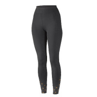 Leggings da equitazione invernali Shires Aubrion Porter Nero corvino