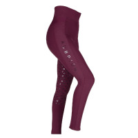 Leggings da equitazione Eltar giovane cavaliere Shires Aubrion Ciliegia nera Nero