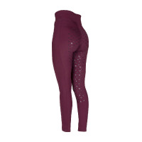 Leggings da equitazione Eltar giovane cavaliere Shires Aubrion Ciliegia nera Nero