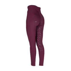 Leggings da equitazione Eltar giovane cavaliere Shires Aubrion Ciliegia nera Nero