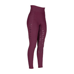 Leggings da equitazione Eltar giovane cavaliere Shires Aubrion Ciliegia nera Nero