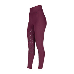 Leggings da equitazione Eltar giovane cavaliere Shires Aubrion Ciliegia nera Nero