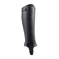 Mini-chaps sintetici per bambini Shires Moretta Nero