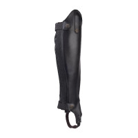 Mini-chaps sintetici da adulto Shires Moretta Nero