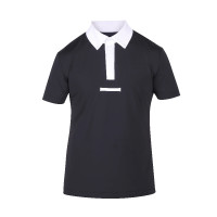 Camicia da concorso con zip Optima MX uomo Shires Aubrion Nero