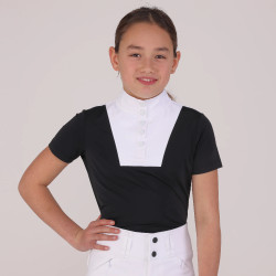 Camicia da concorso equitazione junior Shires Aubrion