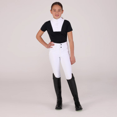 Camicia da concorso Optima MX giovane cavaliere Shires Aubrion Nero