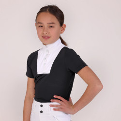 Camicia da concorso equitazione junior Shires Aubrion