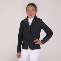 Giacca da concorso Optima LX giovane cavaliere Shires Aubrion Nero