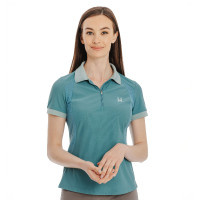Polo Tech Horseware donna Verde ginepro