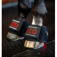 Mini fasce per terapia a luce rossa LED Horseware Confezione da 4 Nero / nero