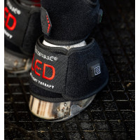 Mini fasce per terapia a luce rossa LED Horseware Confezione da 4 Nero / nero